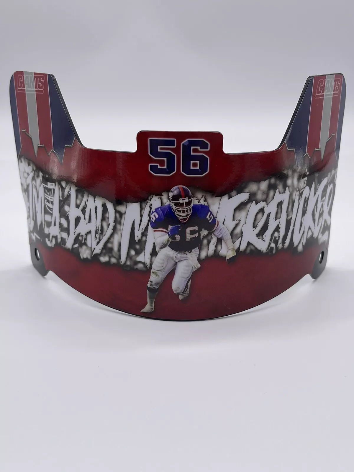 Full Size Lawrence Taylor Custom Visor With Matching Clips - Image 4
