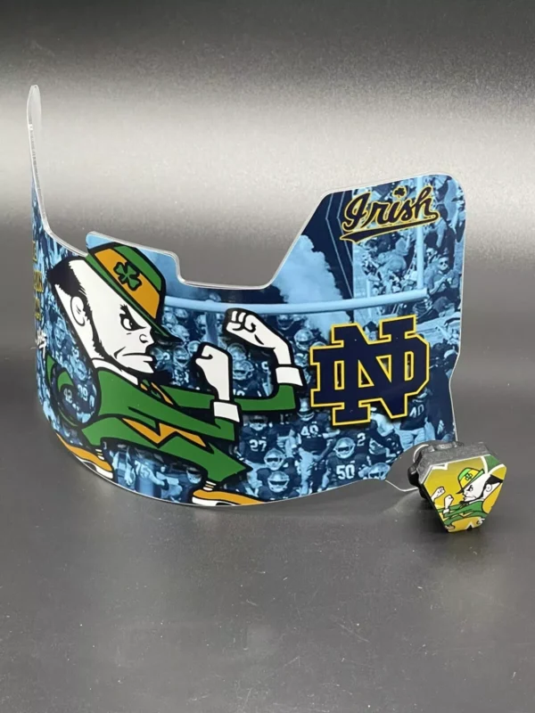 Notre Dame Fighting Irish Full Size Custom Helmet Visor - Image 2