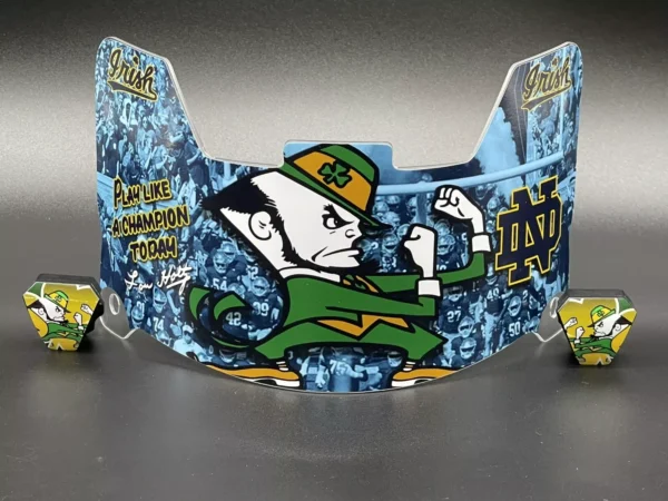 Notre Dame Fighting Irish Full Size Custom Helmet Visor
