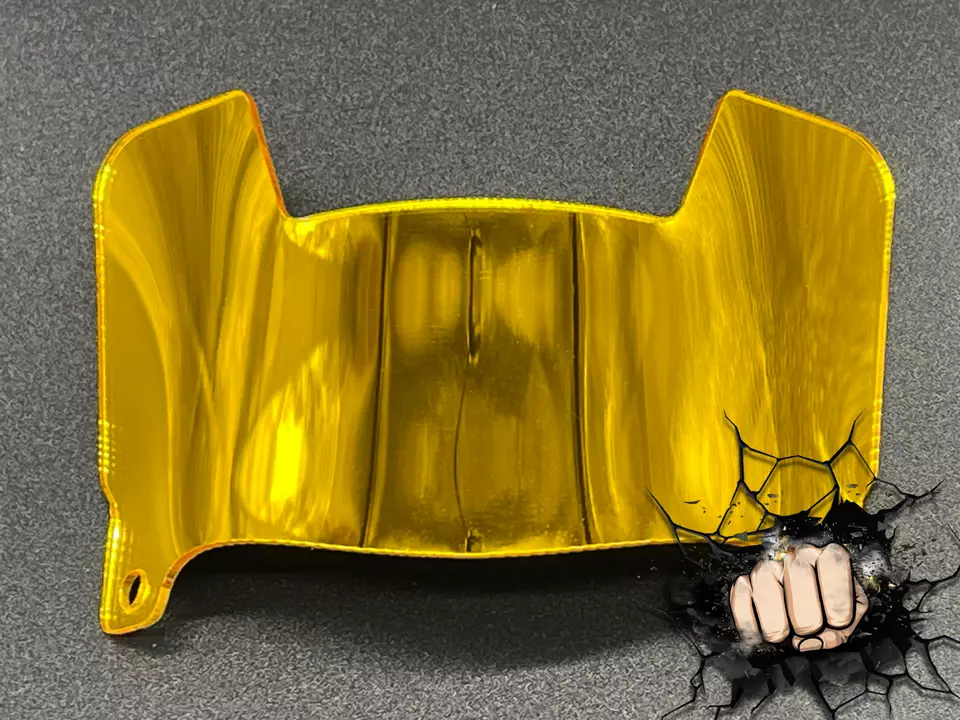 Mini Helmet Chrome Mirror And Gloss Visors (Hard Style) Riddell Compatible - Image 18