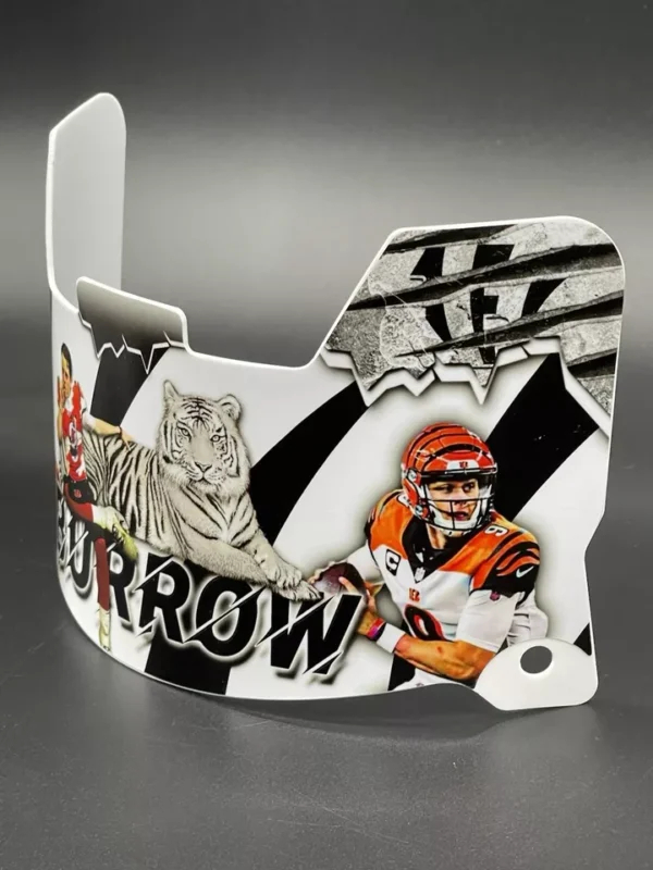 Joe Burrow Full Size Custom Visor, Replica/Speed/Flex/F7 - Image 2