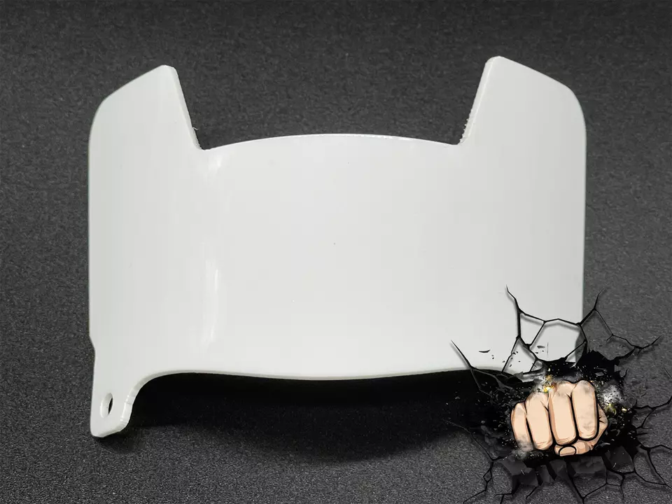 Mini Helmet Chrome Mirror And Gloss Visors (Hard Style) Riddell Compatible - Image 4