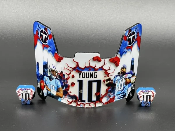Tennessee Titans Vince Young Custom Mini Visor