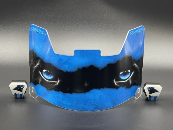 Carolina Panthers Full Size Custom Helmet Visor