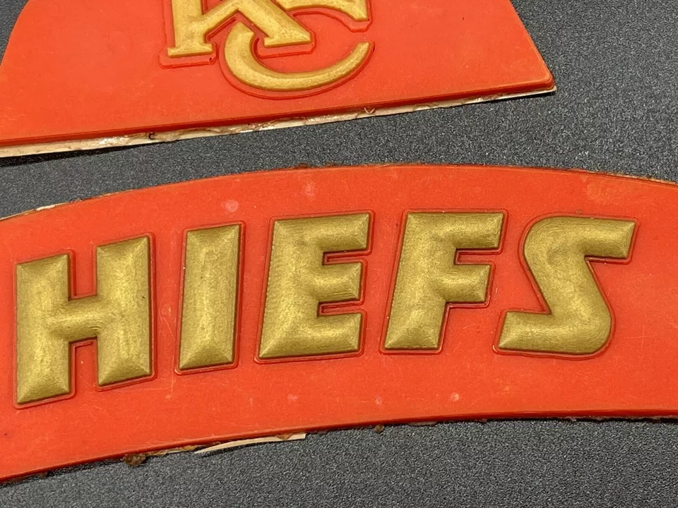 Kansas City Chiefs 3D Bumper Set For Speed Flex Helmet - Image 2