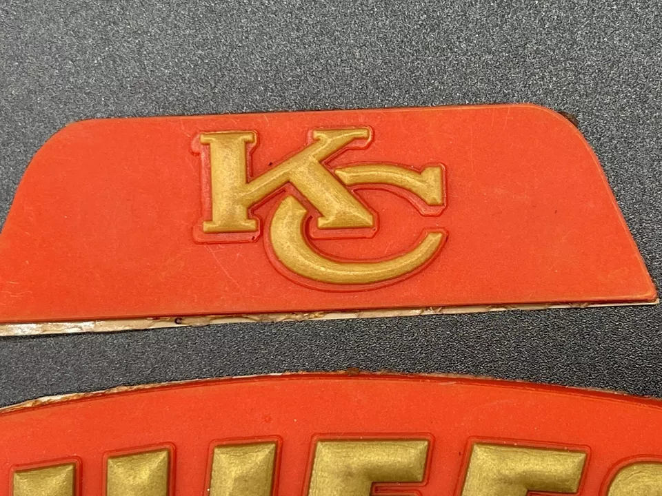 Kansas City Chiefs 3D Bumper Set For Speed Flex Helmet - Image 3