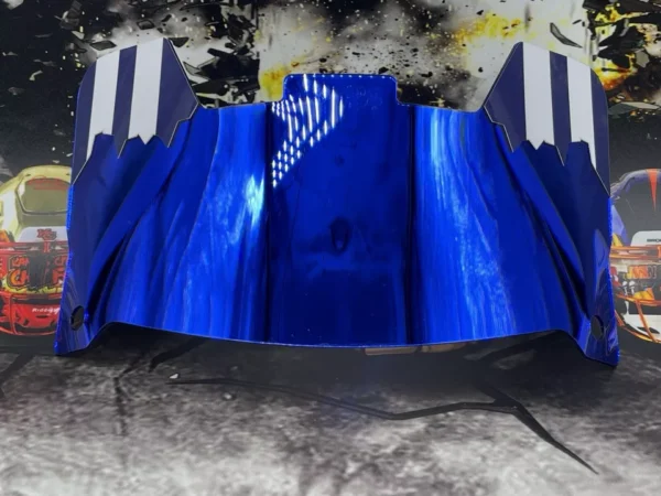 Chrome Mirror Custom Full Size Helmet Visor (Display Only, ZERO Visibility) - Image 5