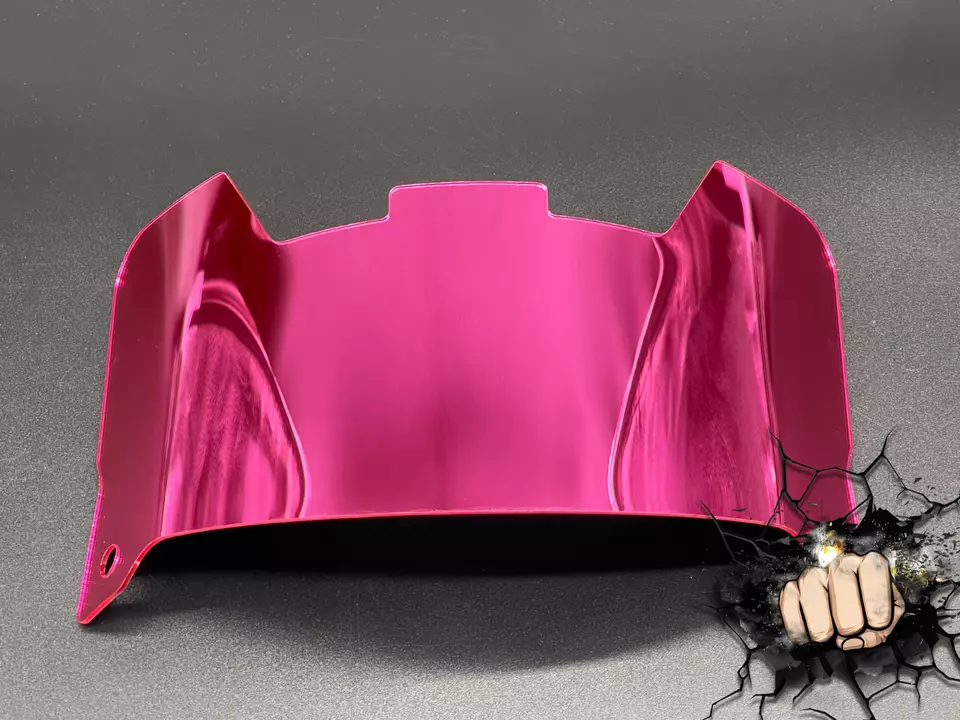 Pink Chrome Full Size Helmet Visor (Display Only) Replica/Speed/Flex Compatible - Image 2