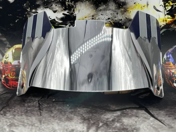 Chrome Mirror Custom Full Size Helmet Visor (Display Only, ZERO Visibility) - Image 18